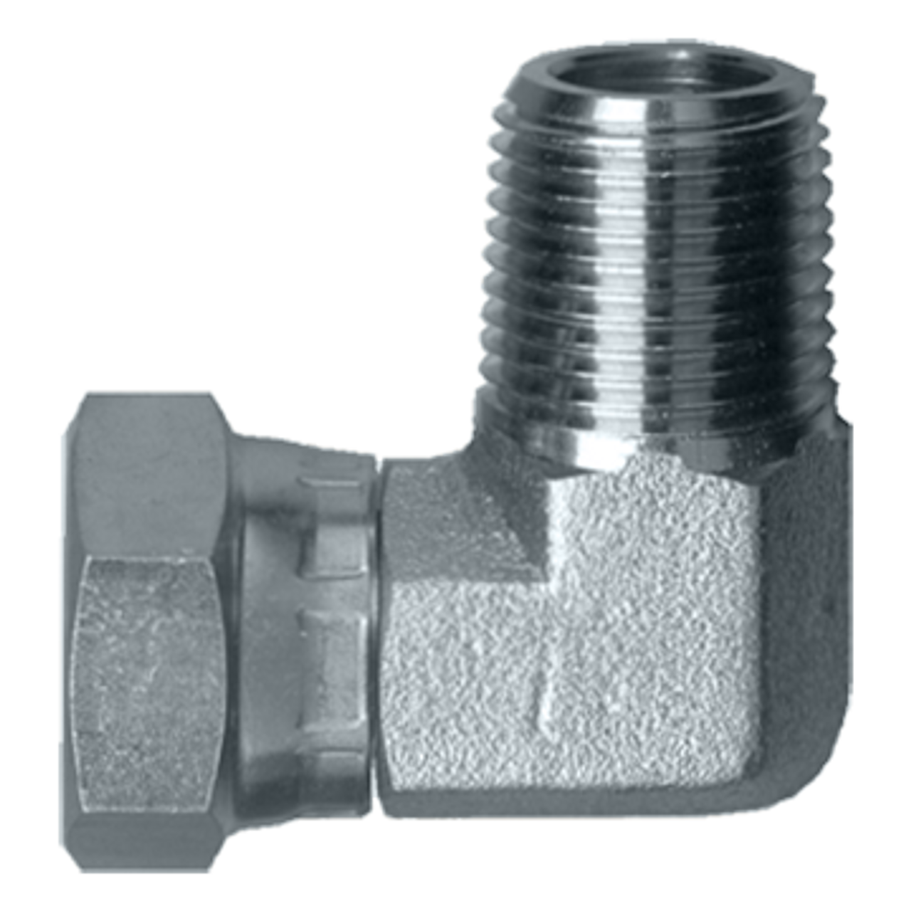 1/4 x 1/4" Steel Female 37° JIC - Male NPT 90° Elbow  S3516-4B 1/4 x 1/4" Steel Female 37° JIC - Male NPT 90° Elbow  S3516-4B