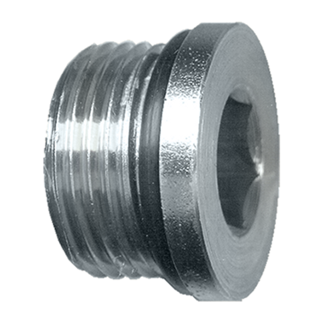 9/16"-18 Steel Male ORB Recessed Hex Sealing Plug  S3618-6