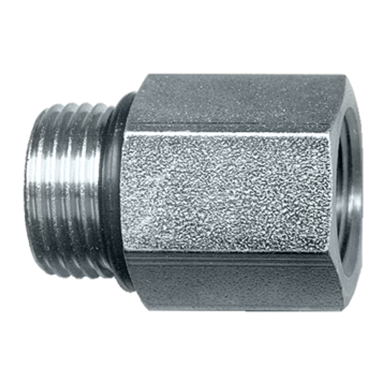 3/4"-16 x 3/8" Steel Male ORB - Female NPT Connector  S3620-8C 3/4"-16 x 3/8" Steel Male ORB - Female NPT Connector  S3620-8C