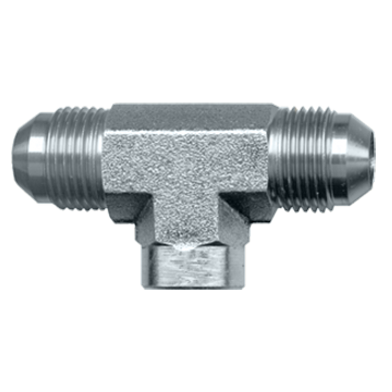 1/2 x 1/2" Steel Male 37° JIC - Male 37° JIC - Female NPT Tee  S3736-8D