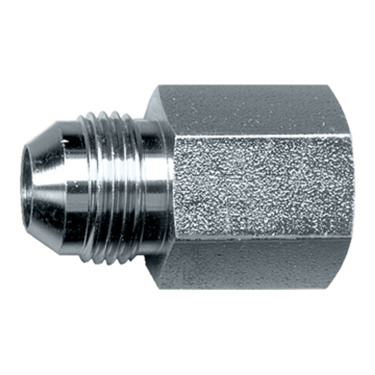 3/8 x 1/4" Steel Male 37° JIC - Female NPT Connector  S3746-6B