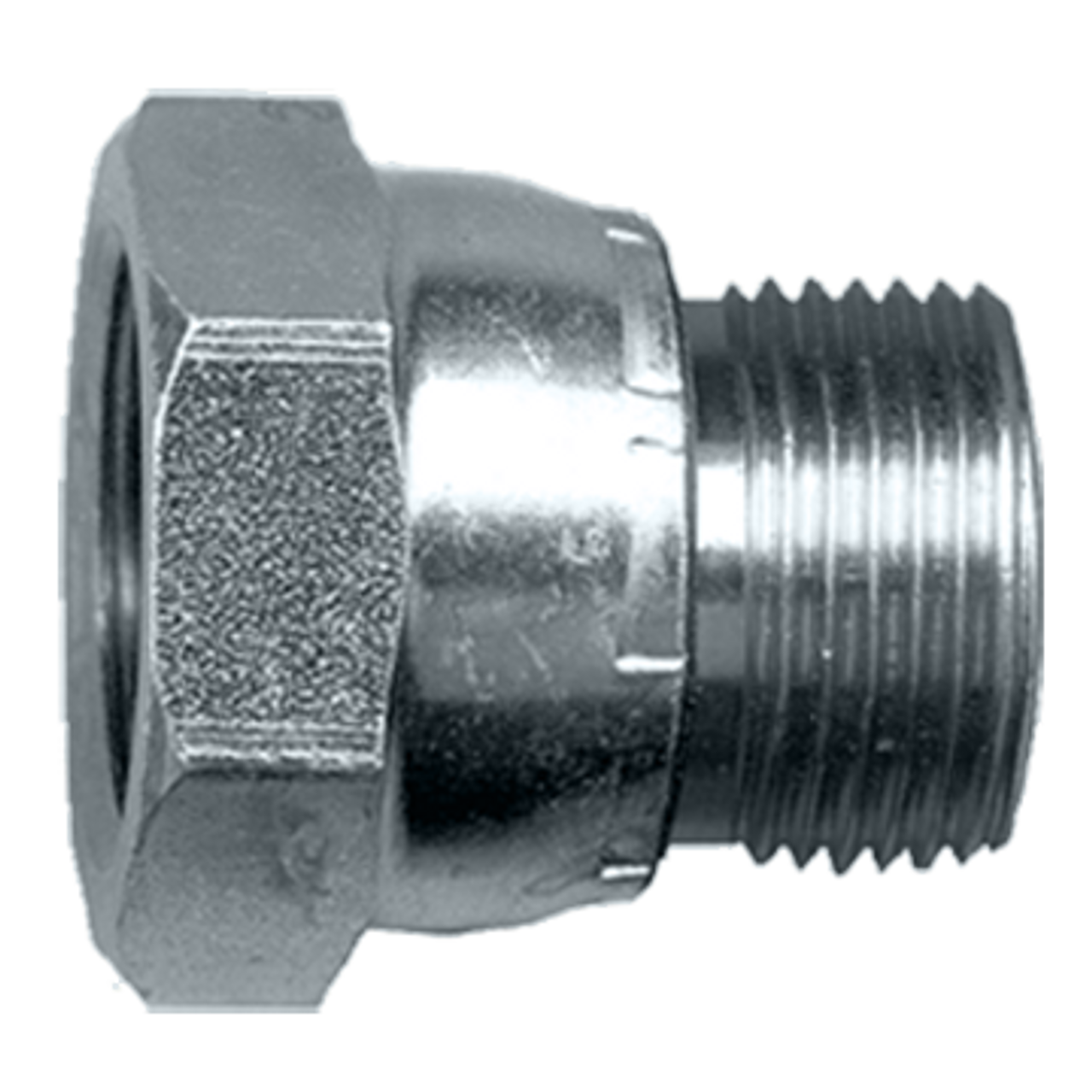 1-7/16"-12 x 1-3/16"-12 Steel Female ORFS Swivel - Male ORFS Connector  S3935-1612