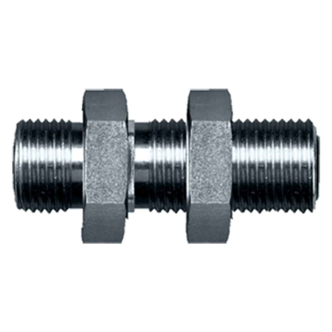 9/16"-18 Steel Male ORFS Bulkhead Union  S3942BH-4