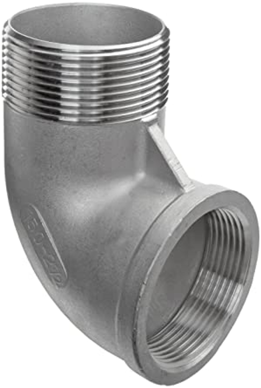 1-1/4" Stainless Steel 316 Female NPT - Male NPT 90° Elbow  SS116-J