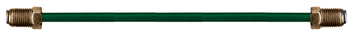 3/16 x 60" Polyvinyl Flourine Coated Steel Inverted Flare Brake Line - 3/8"-24 Nut  BLP-3-60