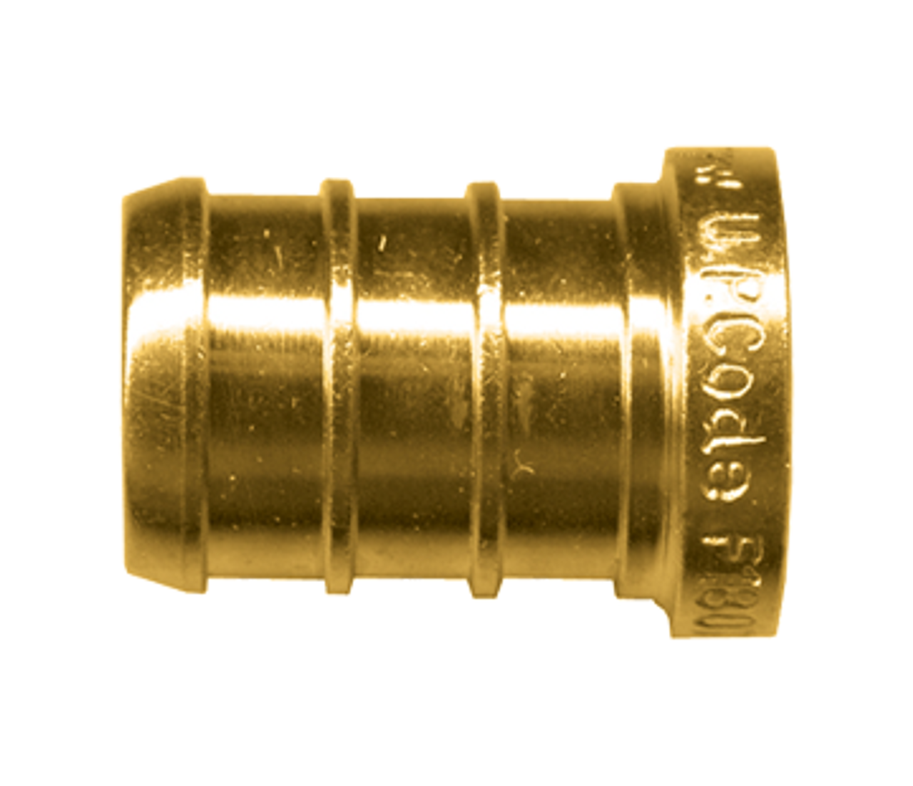 1/2" Lead Free Brass Pex Hose Barb Plug  LF-PEX-121HB-10