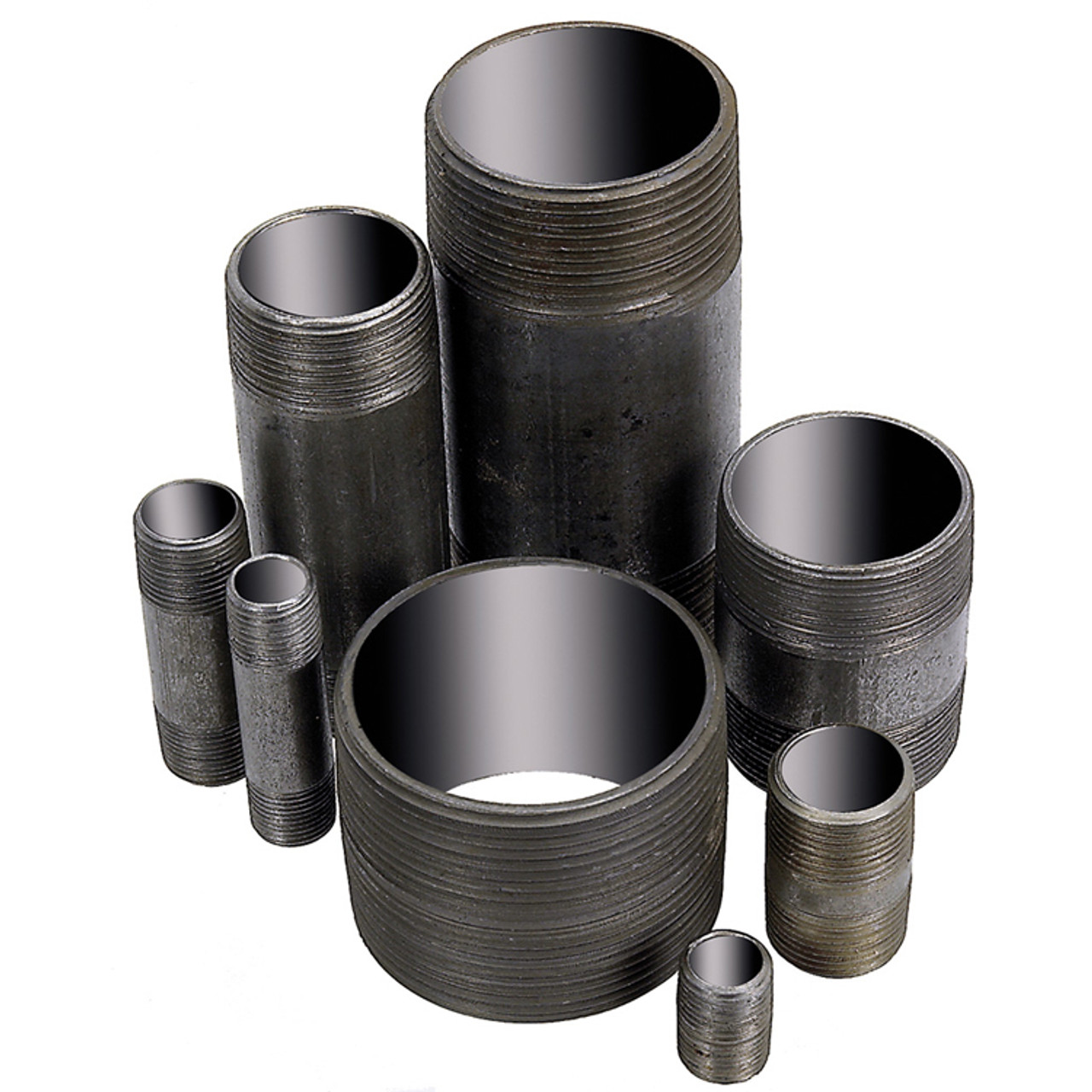 3/4 x 4-1/2" Sch. 40 Black Steel Male NPT Nipple   G1616-075X4.5
