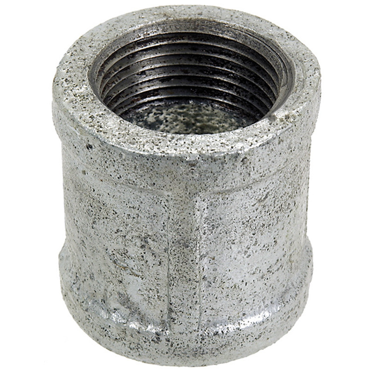 3/8 x 3/8" Sch. 40 Galvanized Iron Female NPT Coupler   G0808G-038-038
