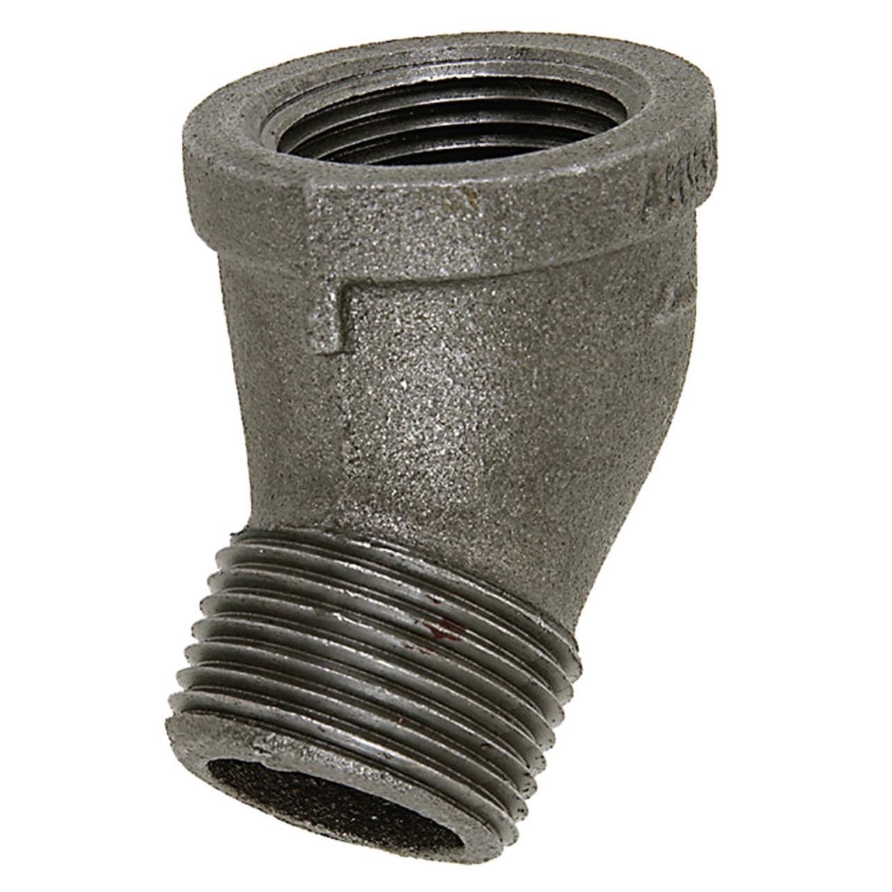 2-1/2" Sch. 40 Black Iron Male NPT - Female NPT 45° Street Elbow   G1648M-250-250