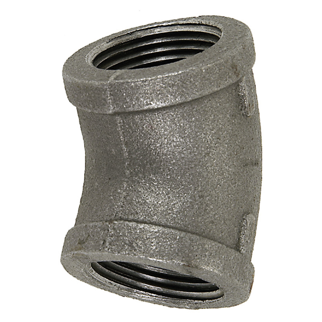 1/4" Sch. 40 Black Iron Female NPT 45° Elbow   G0848M-025-025