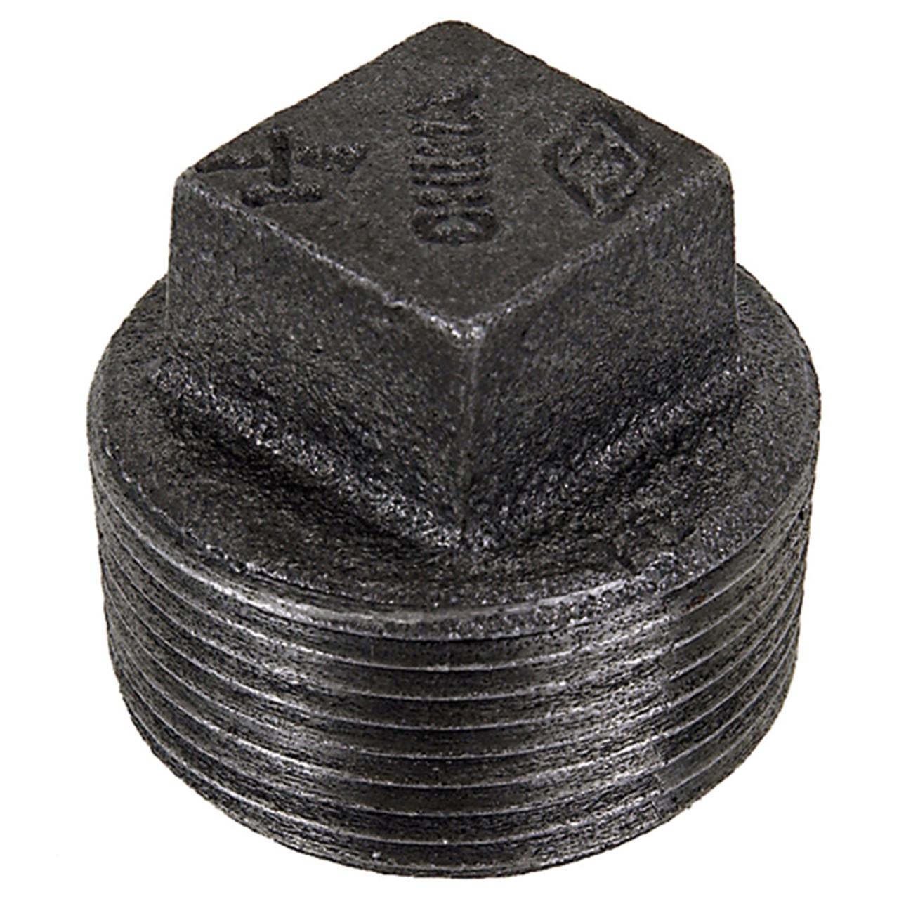 3/4" Sch. 40 Black Iron Male NPT Plug   G1600M-075