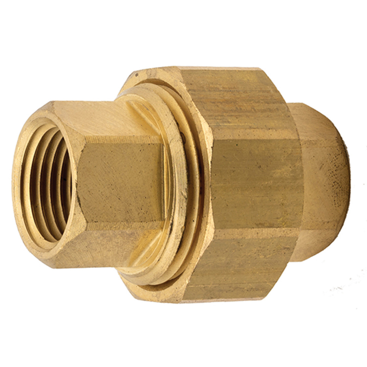 1/2" Cast Brass Female NPT Swivel Union   G0808BU-050-050