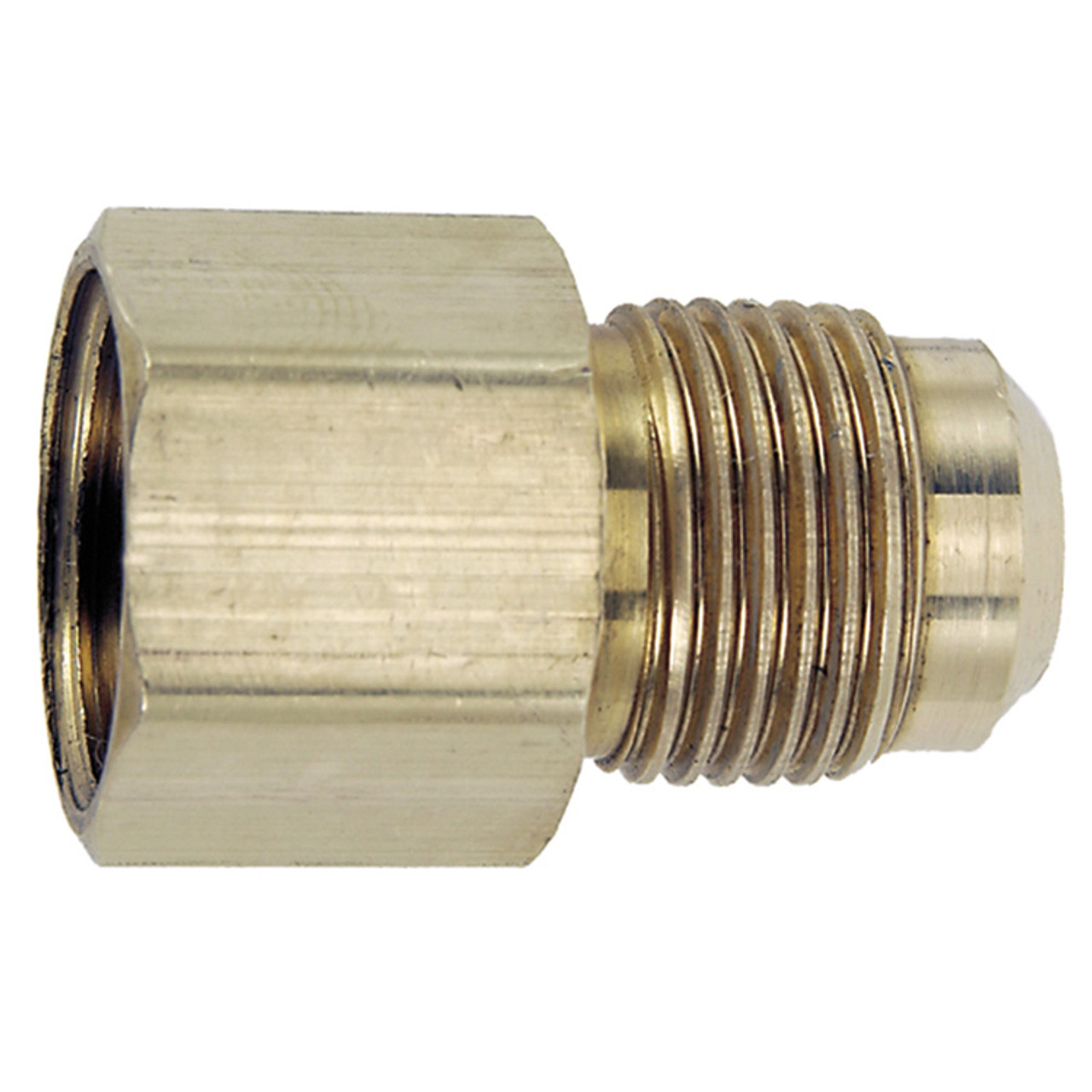 1/8 x 3/16" Brass Female NPT - Male 45° SAE Flare Connector   G1408-02-03