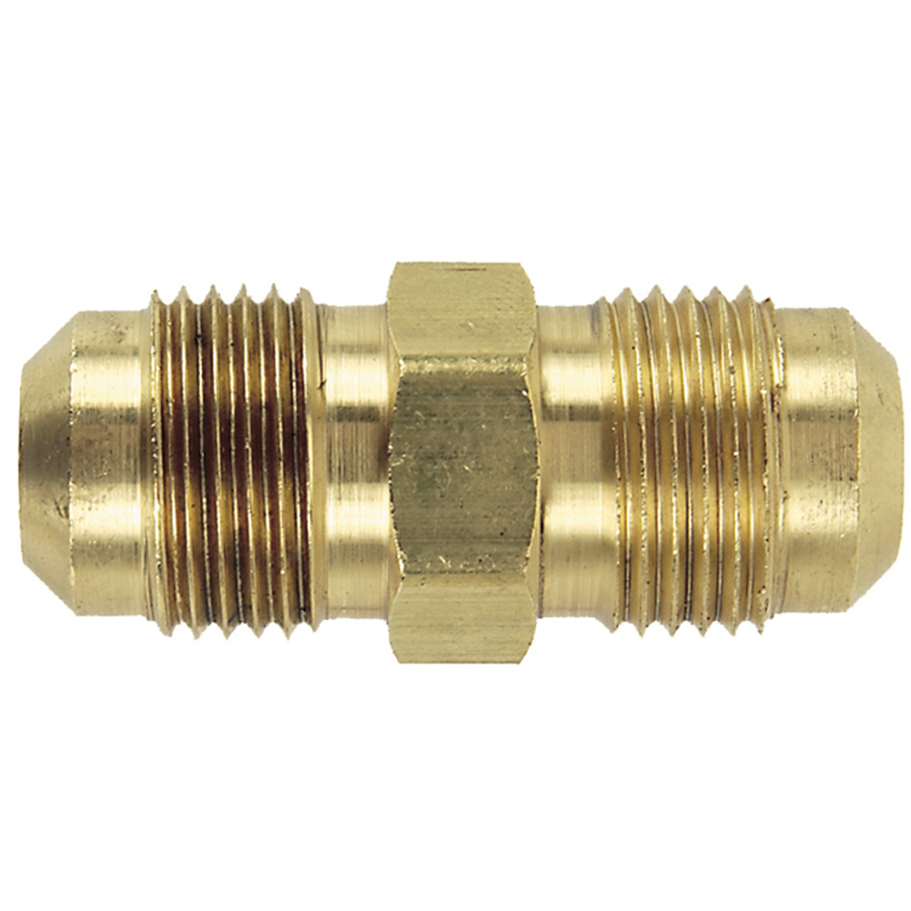 3/8 x 1/4" Brass Male 45° SAE Flare Union   G1414-06-04