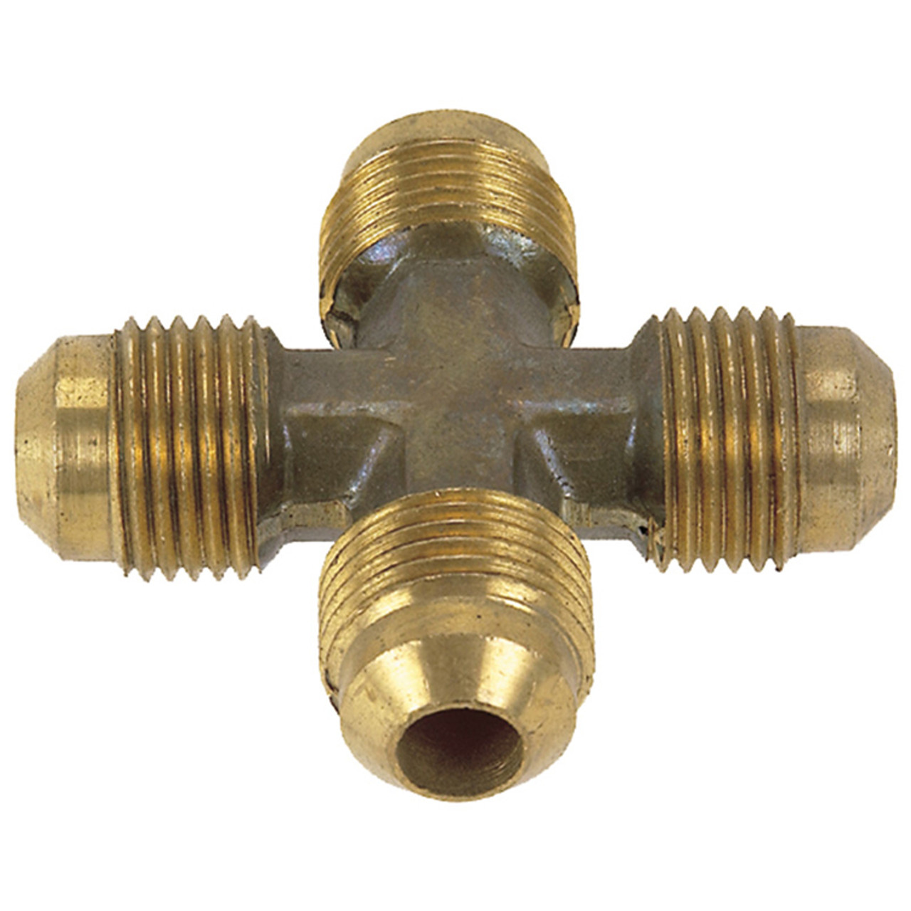 3/8" Brass Male 45° SAE Flare Cross   G14X44-06-06