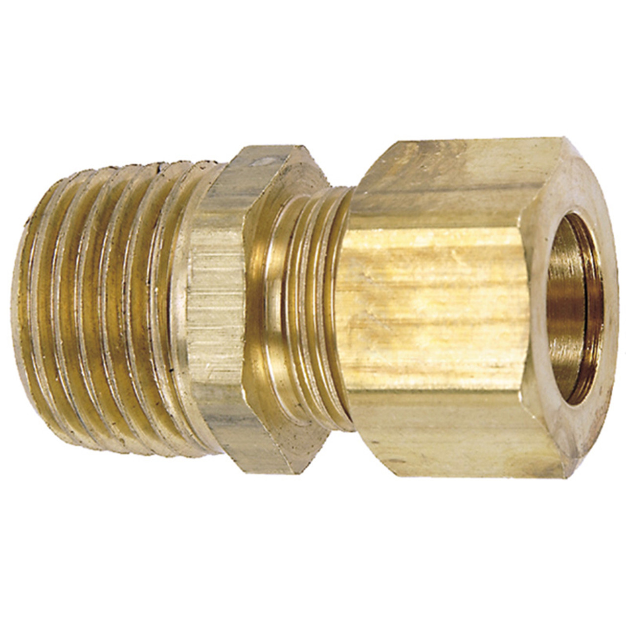 3/8 x 5/16" Brass Male NPT - Compression Connector   G6016-06-05