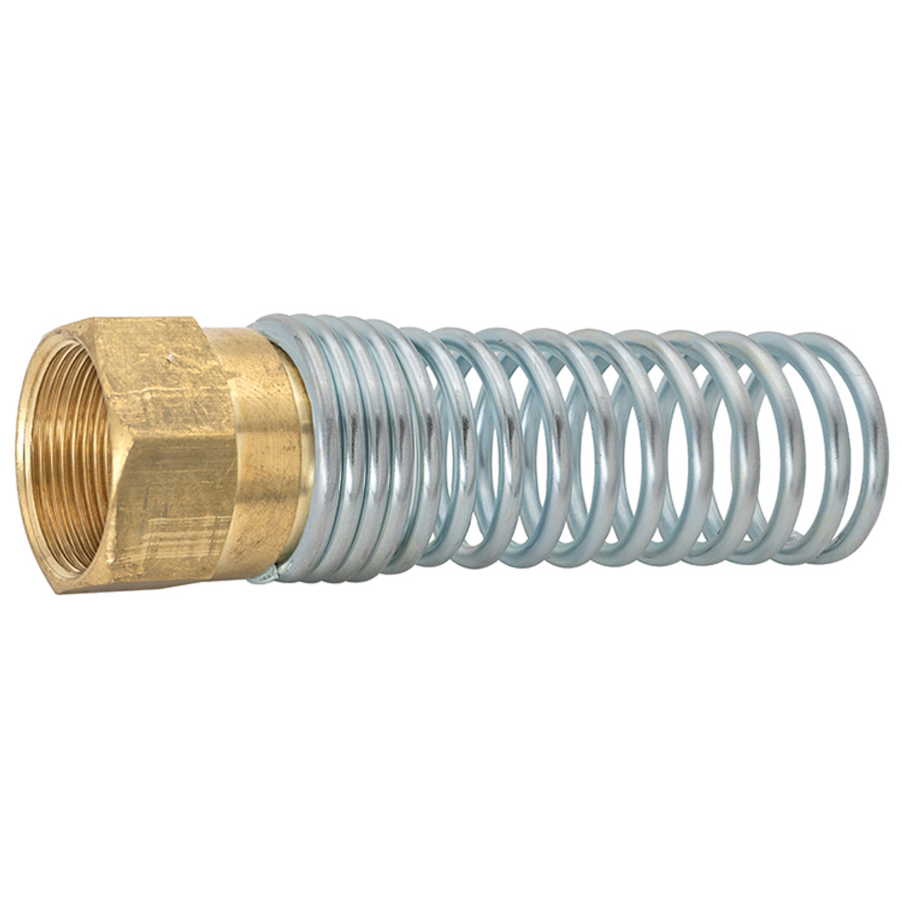 3/8" Brass Air Brake Hose Compression Nut w/ Steel Spring   G4334-06