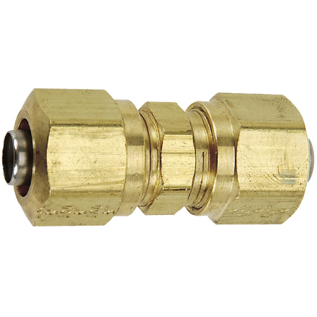 1/4" Brass DOT Compression Union   G7070-04-04