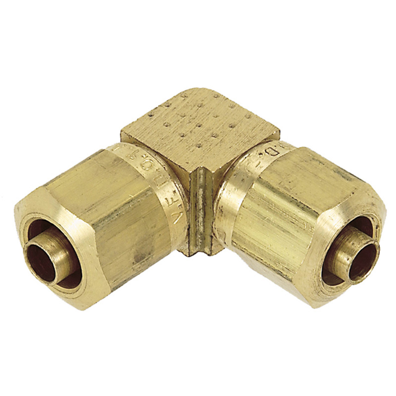3/8" Brass DOT Compression 90° Elbow   G7090-06-06