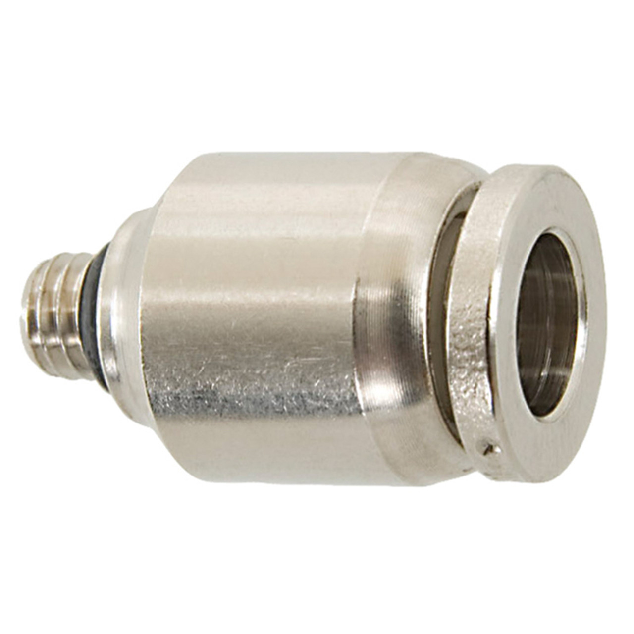 10-32 x 5/32" Nickel Plated Brass Male Thread - Push-To-Connect Connector   G6016P-UNF-02.5