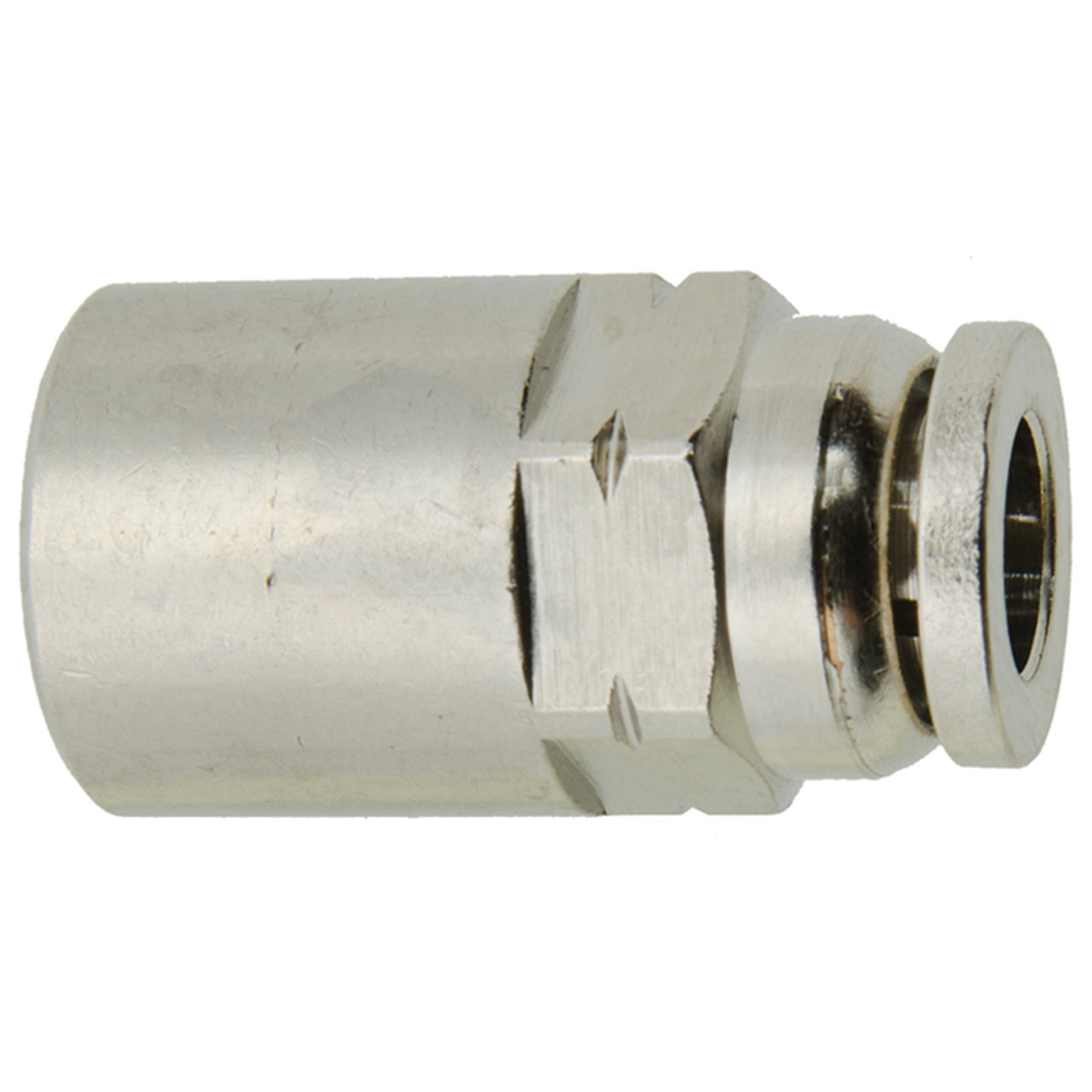 1/8 x 1/4" Nickel Plated Brass Female NPT - Push-To-Connect   G6008P-02-04