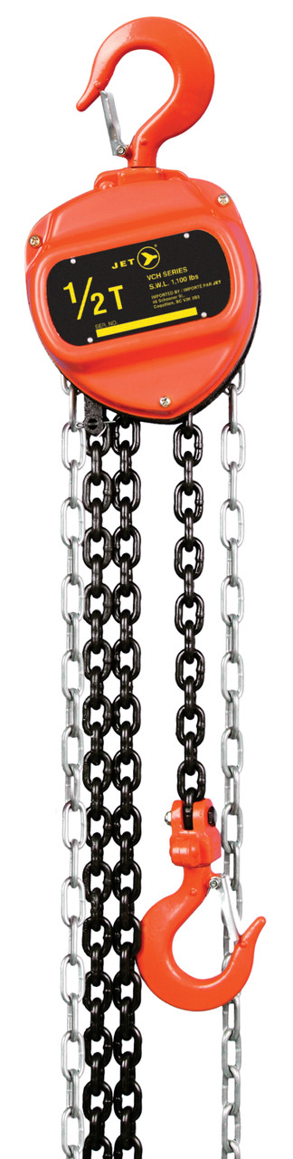 1/2T @ 20' Lift VCH Series Chain Hoist 101006