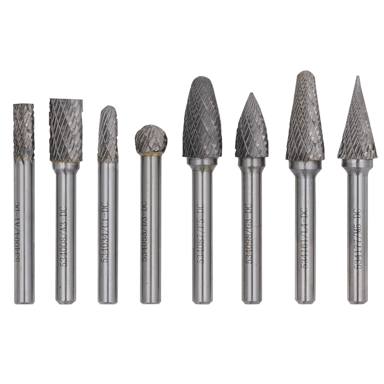 8 Pc. JET-KUT® GP Carbide Burr Set 534212