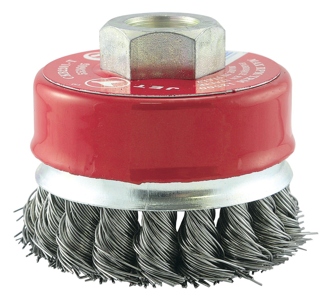 3 x 5/8"-11 NC Stainless Steel Knot Banded Cup Brush 553667
