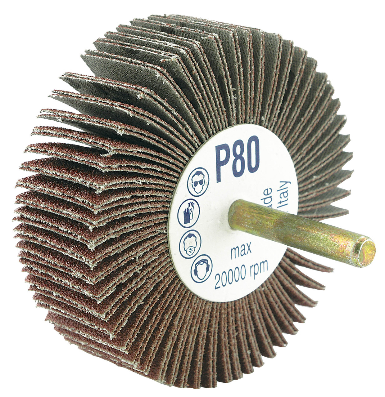 2-1/2 x 1 x 1/4" A80 Shaft Mounted Flapwheel 560273