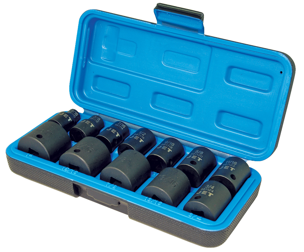 12 Pc. 3/8" Drive SAE Impact Socket Set - 6 Point  610207