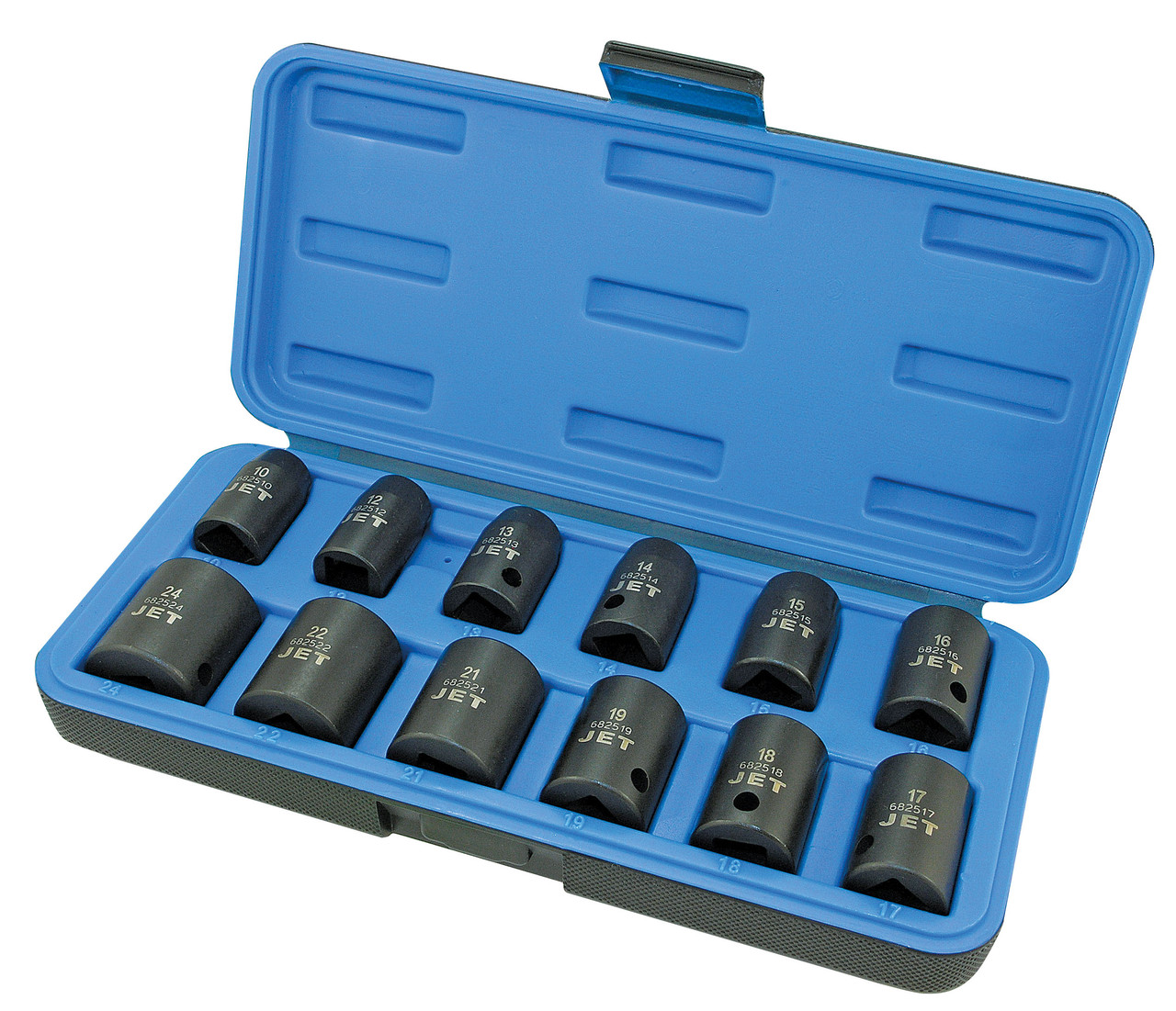 12 Pc. 1/2" Drive Metric Impact Socket Set - 6 Point  610308