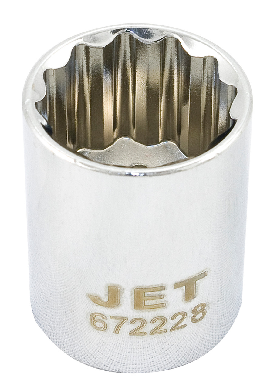 1/2" Drive x 1" Regular Chrome Socket - 12 Point  672232