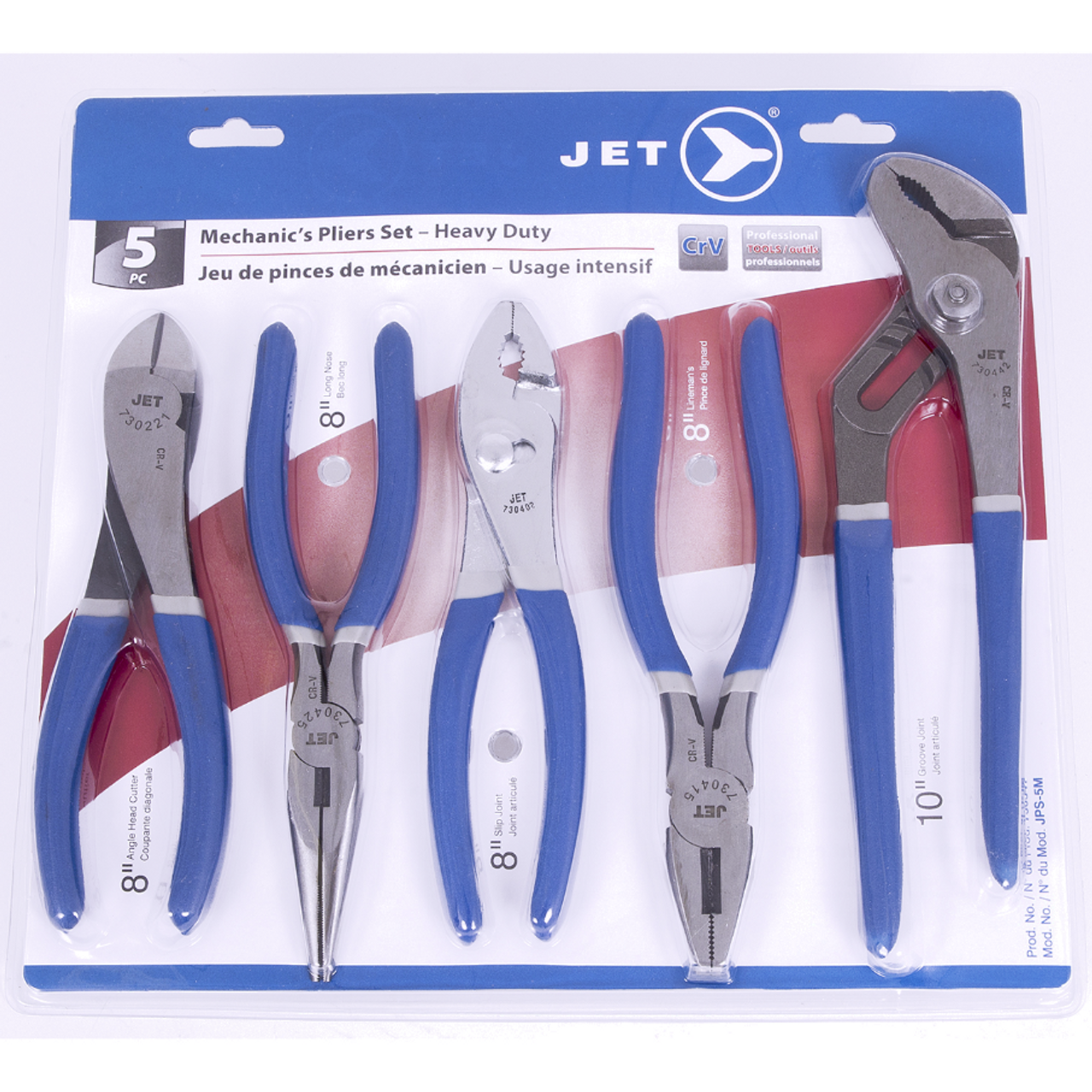 5 Pc. Mechanics Plier Set  730341