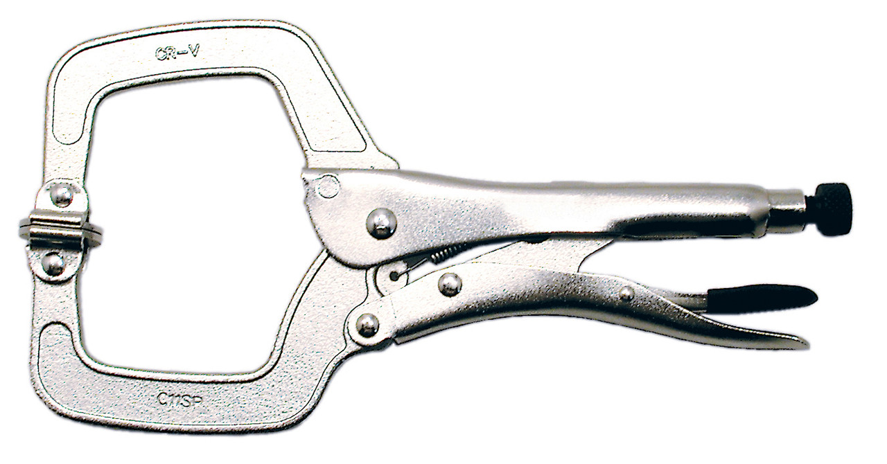 11" Locking C-Clamp with Swivel Pads 730557 11" Locking C-Clamp with Swivel Pads 730557