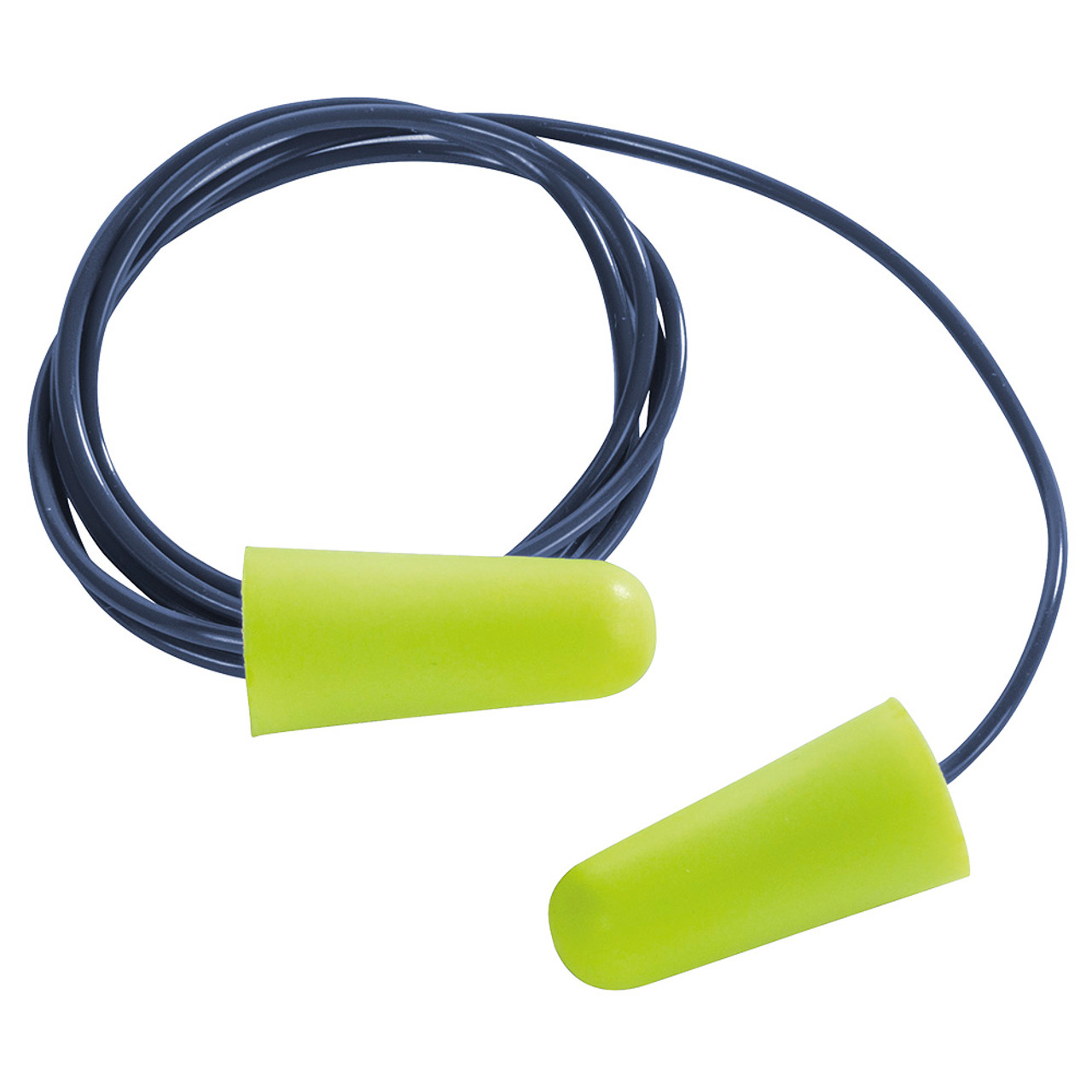 Sellstrom® Disposable Corded Yellow Bullet Shape Foam Ear Plugs - 100 Pack  S23412