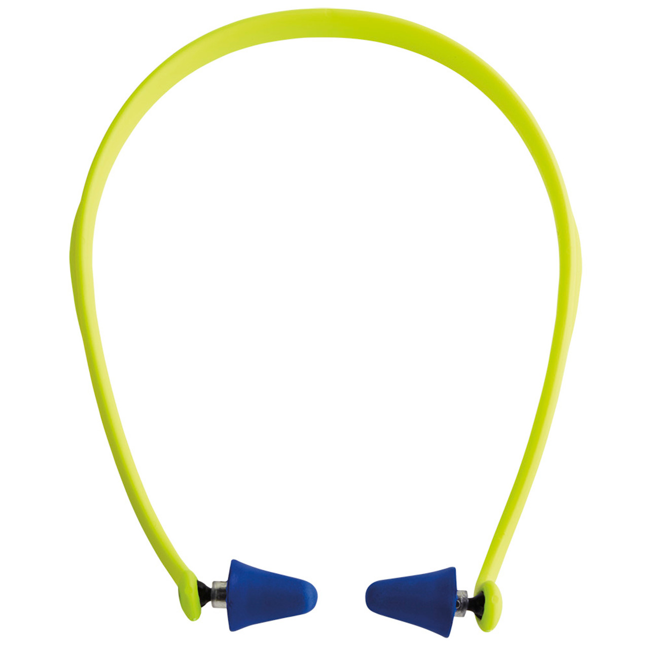 Sellstrom® Hi-Viz Yellow Headband - Blue Conical Foam Ear Plugs  S23430