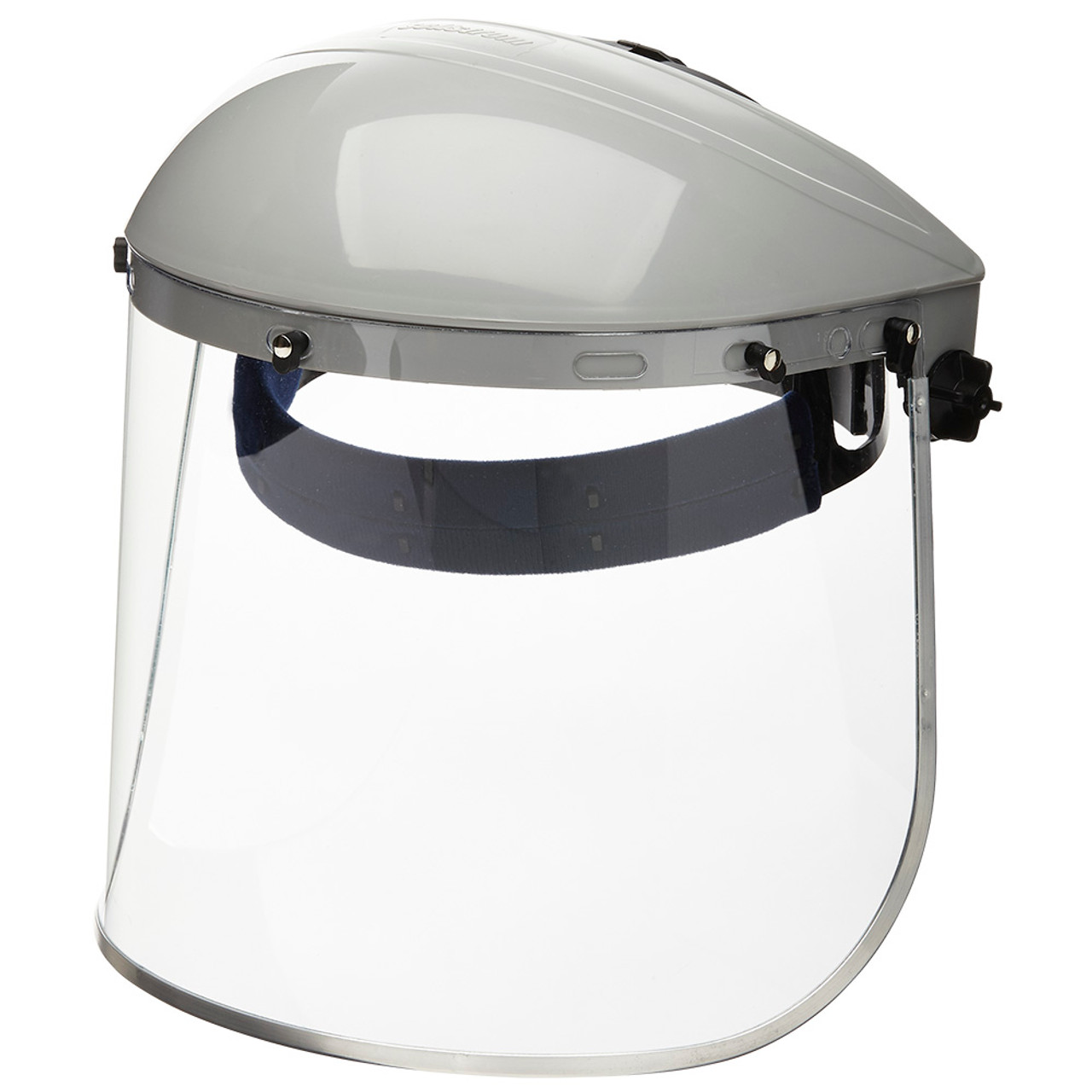 Sellstrom® 301 Series Grey Crown - Polycarbonate Aluminum Bound Face Shield & Ratcheting Headgear  S30110