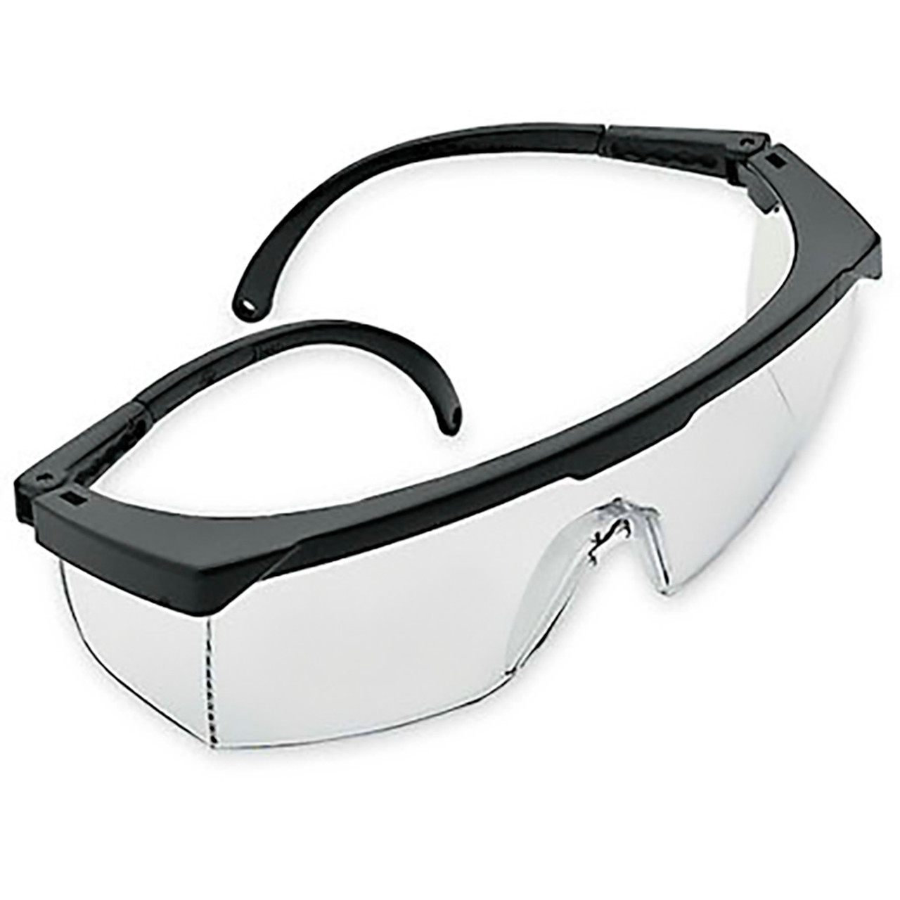 Sellstrom® Sebring Hard Coated Safety Glasses - Clear - Black Frames w/Extendable Arms  S76301