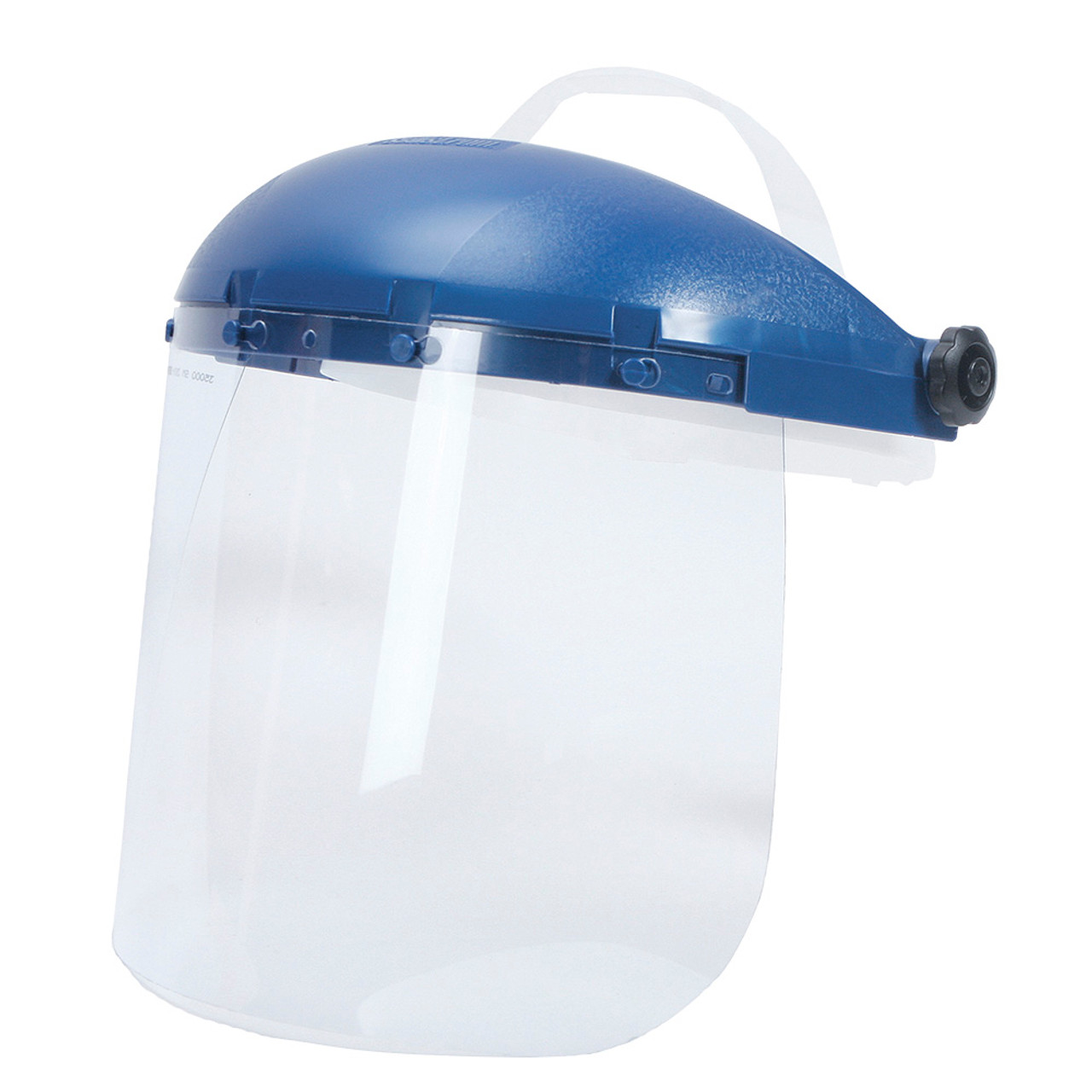 Sellstrom® 390 Series Blue Crown - Sta-Clear® AF Face Shield & Ratcheting Headgear  S39140