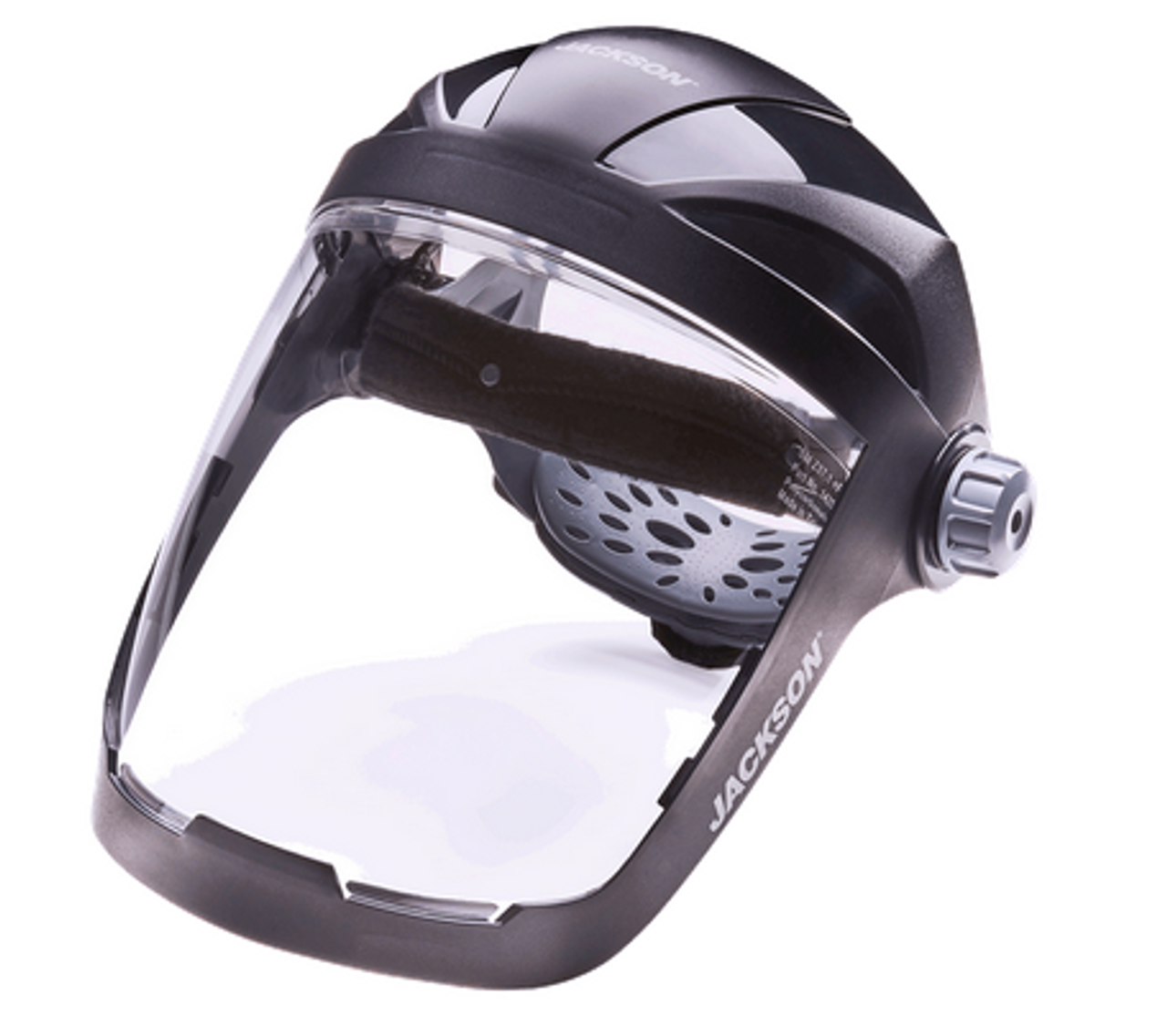 Jackson® Quad 500® Series Clear Face Shield - 370 Speed Dial® Headgear - Anti-Fog  14220