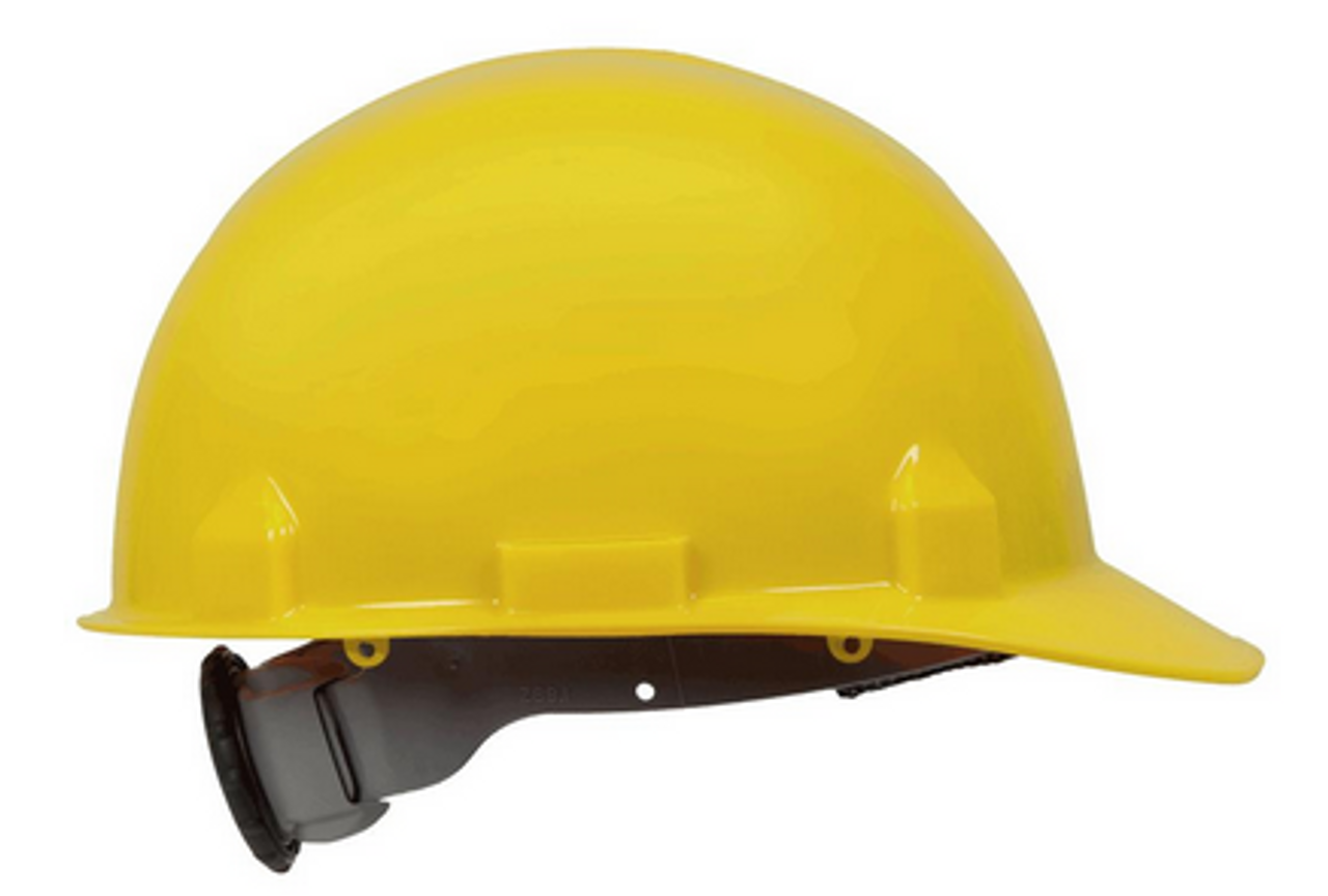 Jackson® SC-6 Series Premium Front Brim Slotted Hard Hat - 370 Speed Dial® Headgear - Non-Vented - Yellow  14833