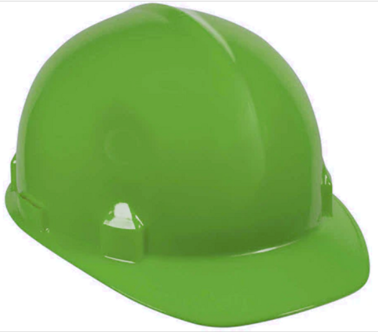 Jackson® SC-6 Series Premium Front Brim Slotted Hard Hat - 370 Speed Dial® Headgear - Non-Vented - Green  14837