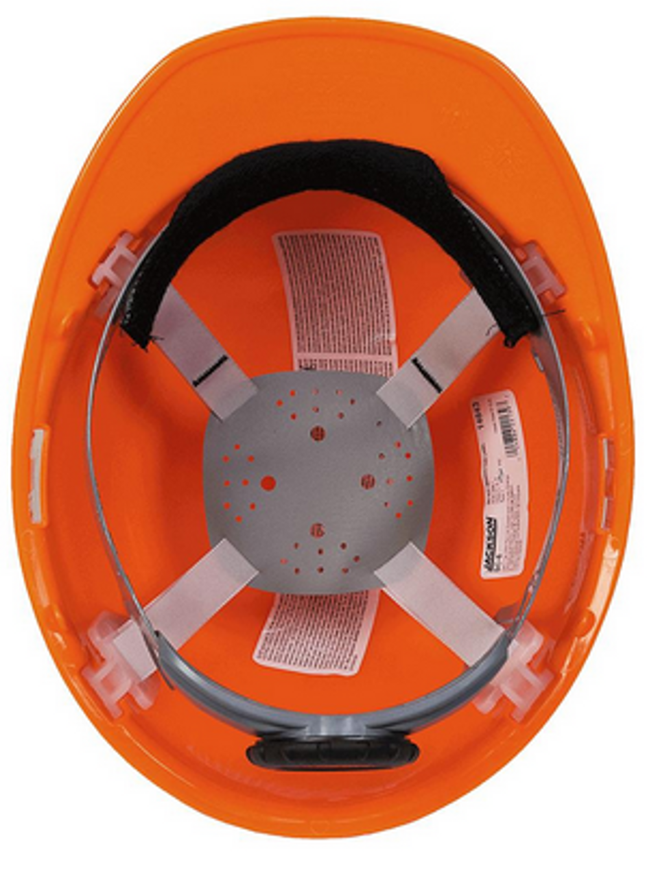 Jackson® SC-6 Series Premium Front Brim Slotted Hard Hat - 370 Speed Dial® Headgear - Non-Vented - Orange  14839