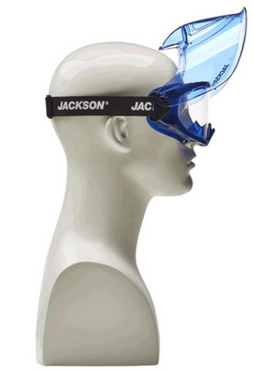 Jackson® GPL500 Premium Safety Goggle w/Detachable Face Shield - Blue  21000