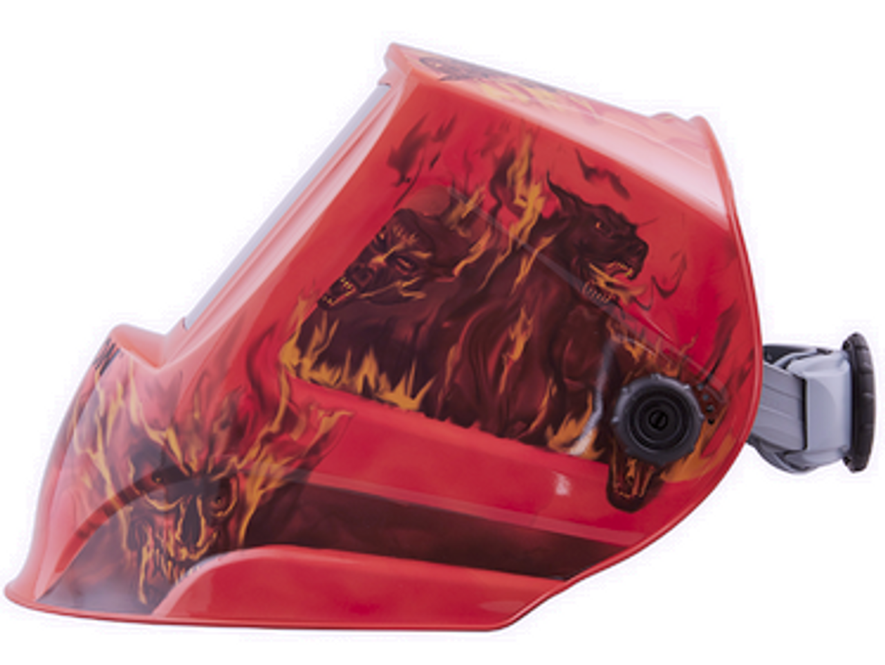 Jackson® "Hellfire" Variable Shade 3/5 ~ 13 Auto Darkening Welding Helmet - 370 Speed Dial® Headgear  47101