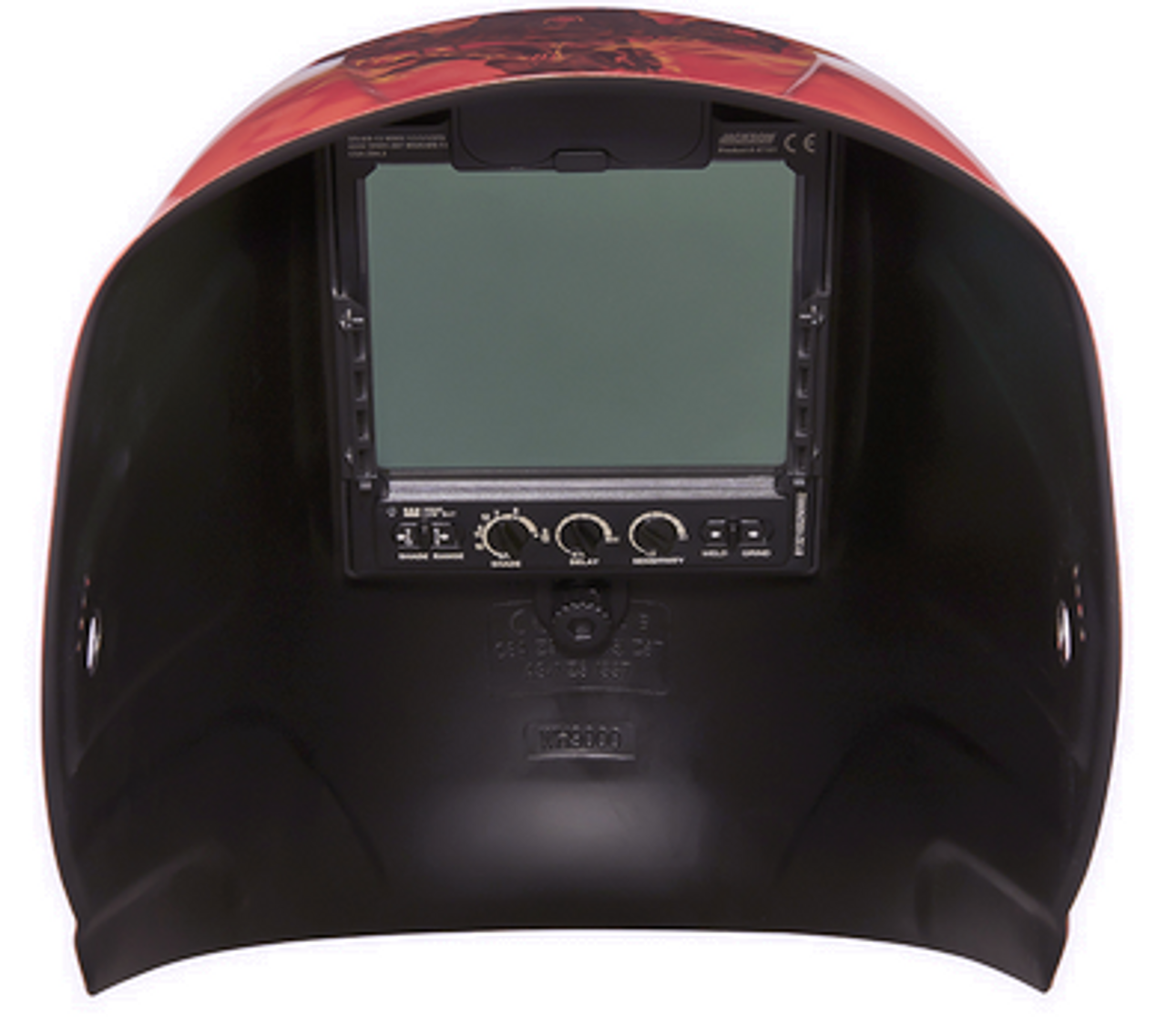 Jackson® "Hellfire" Variable Shade 3/5 ~ 13 Auto Darkening Welding Helmet - 370 Speed Dial® Headgear  47101