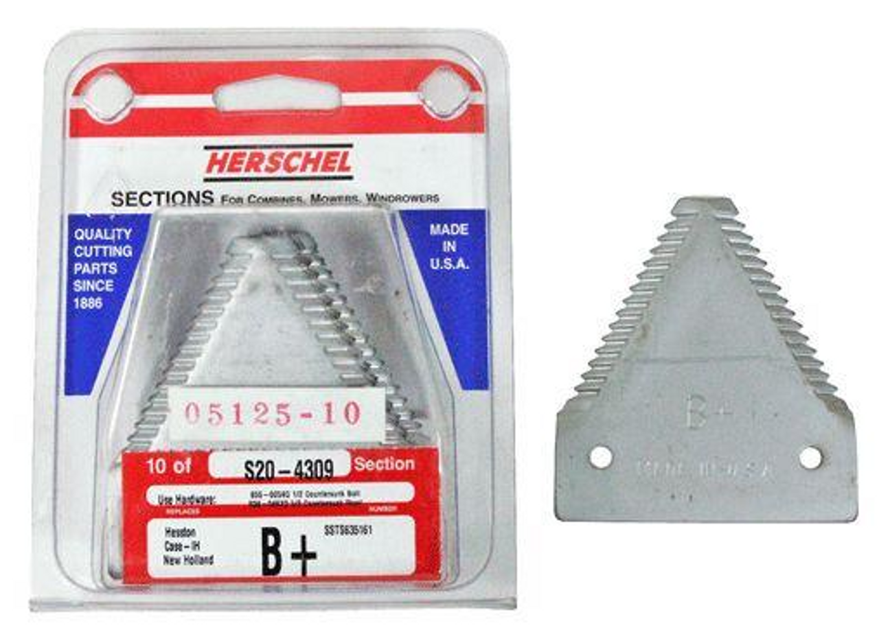 10 Pack Overlap Bottom Sickle Sections  CUT05125-10