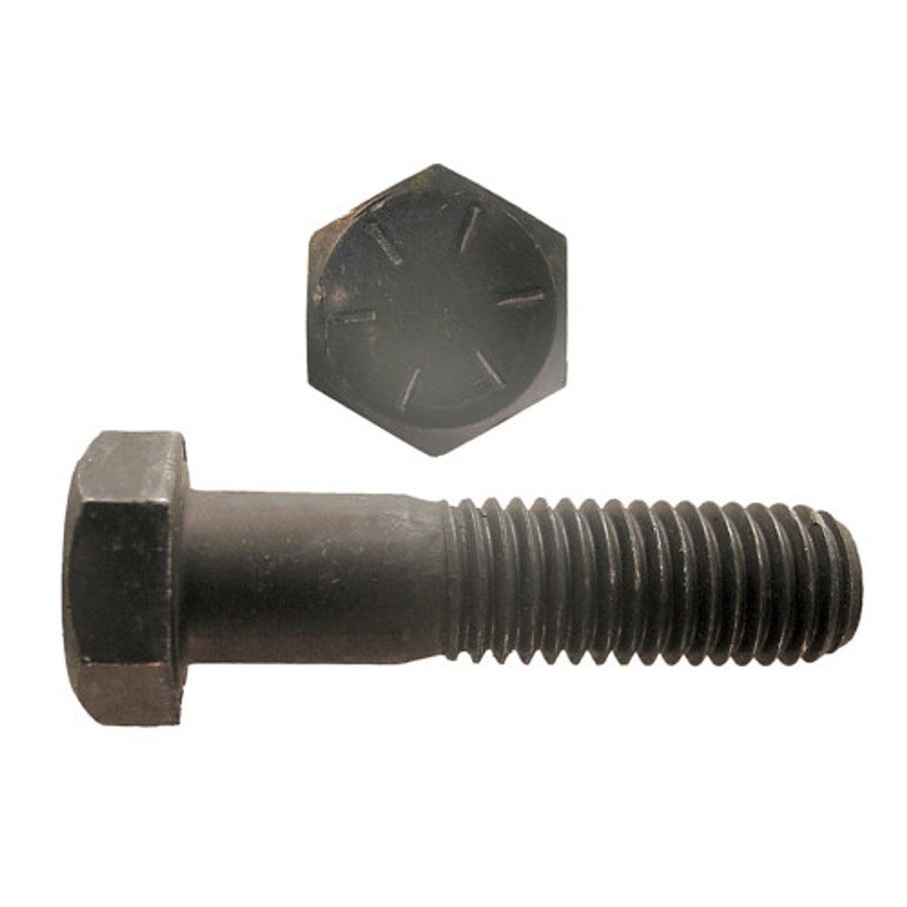 1-1/8"-7 x 5-1/2" UNC Grade 8 Bare Hex Head Cap Screw 20 Pc.   B077-854