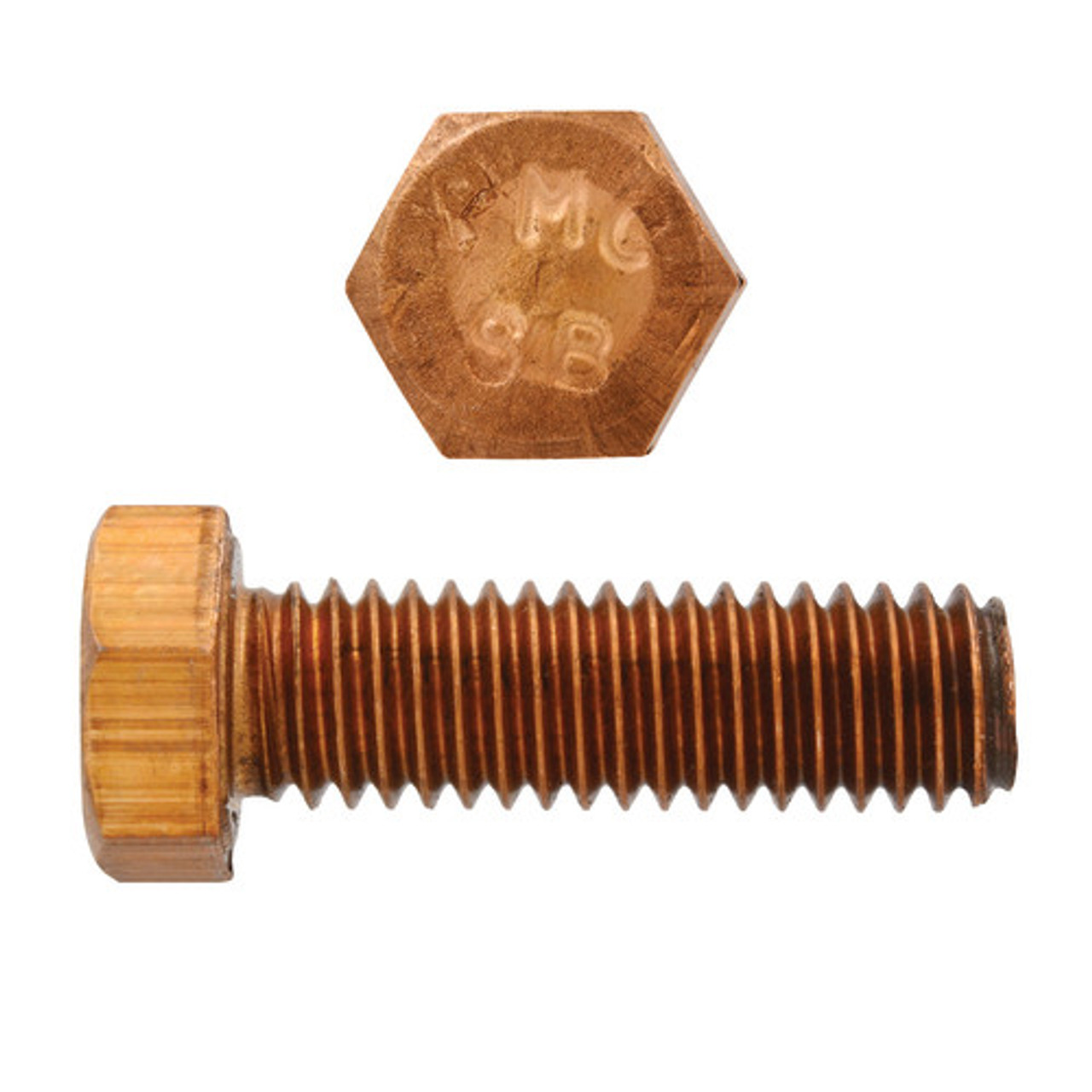 3/8"-16 x 1-1/4" UNC Silicon Bronze Hex Head Cap Screw 100 Pc.   5400-491