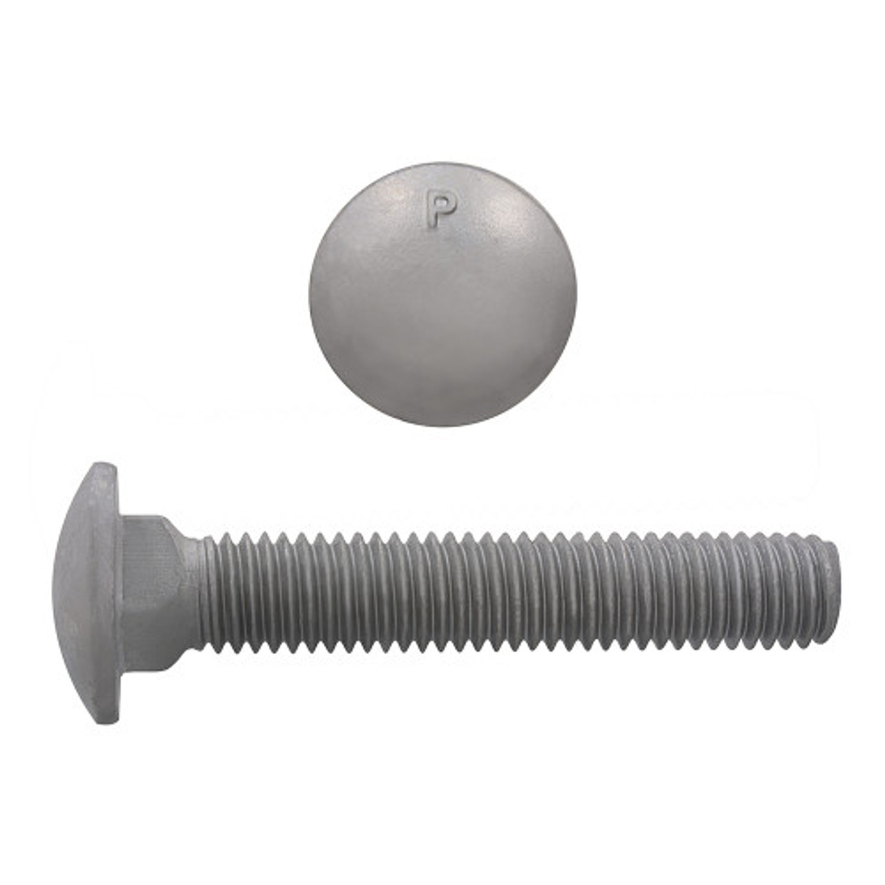 5/16"-18 x 1" UNC Grade 2 Galvanized Carriage Bolt 100 Pc.   852-444